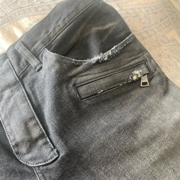 BALMAIN MENS BIKER STRETCH SZ 33 - Picture 8 of 9